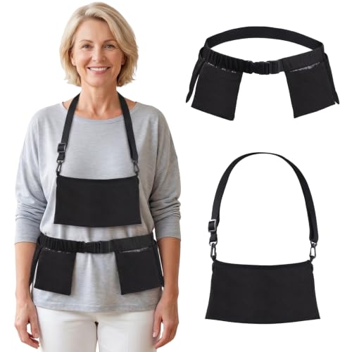 Mastectomy Drain Holder Belt with Shower Bag, 4 Pocket Surgical Drain Belt