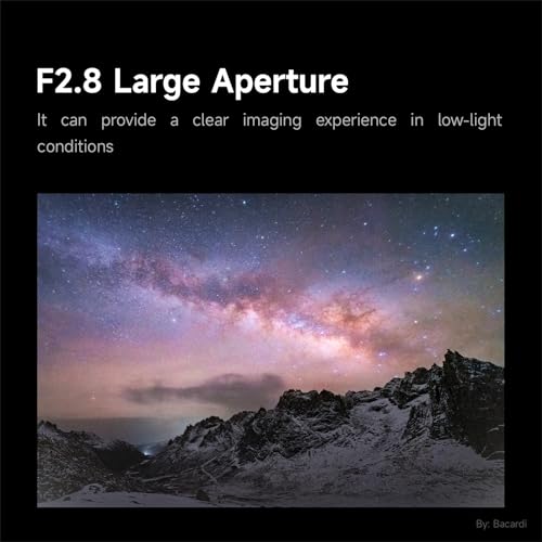 Image of Brightin Star 12mm F2.8 MF Lens for Sony E Mount, Full Frame 122.5 Ultra Wide Angle Manual Focus Prime Mirrorless Camera Lens for A7 III A7R IV A7C A7S III A1 A7 IV A6600 ZV-E10 ZV-1 A9 II