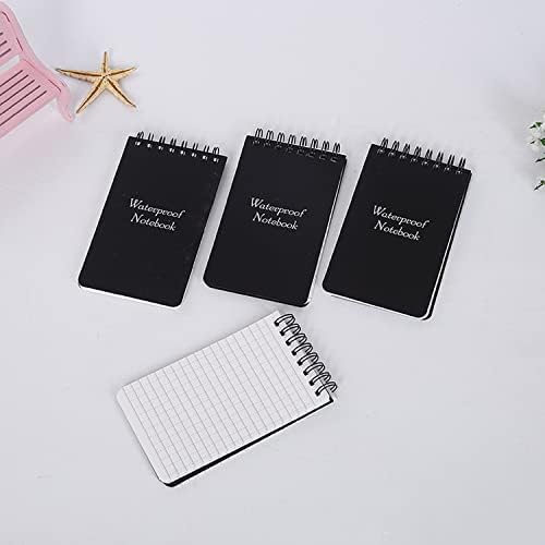 2pcs Waterproof Notebook, 3 x 5" Police Notepad, Write in The Rain Pocket Notebook, All-Weather Memo Paper Notepad with Cover. 