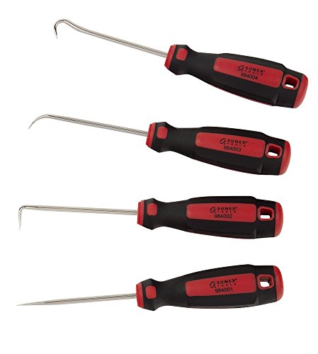 Sunex 9840 Pick Set, 4-Piece