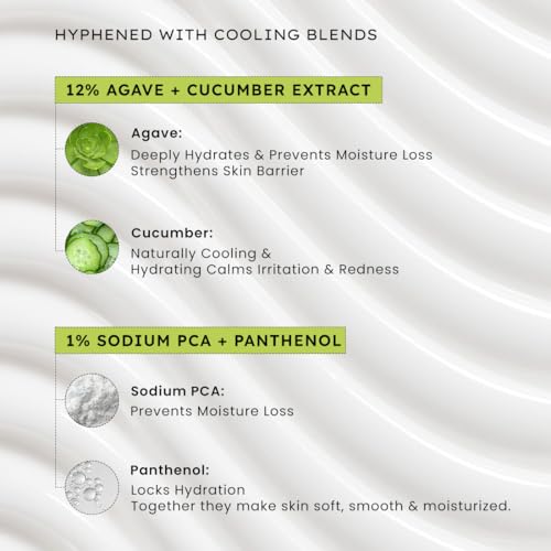 Image of Hyphen Fluid Cooling Sunscreen SPF 50 PA++++ | Ultra Lightweight | Oily, Combination, Normal Skin | Clinically Tested (In-Vitro), Protects upto 8Hrs | Non-greasy & Fast Absorbing | For Men & Women-50ml