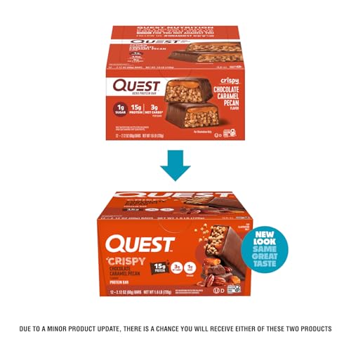 Quest Nutrition Chocolate Caramel Pecan, 12 Count
