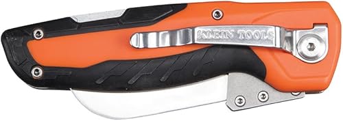 Miniatura 10 de Klein Tools 44218 cuchillo para despellejar cables, multiuso, con hoja reemplazable.