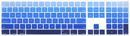 Cubierta de Teclado Numeric Silicona Fina Compatible Mac 2017