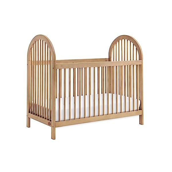 Soho Baby Everlee 3-in-1 Island Crib, Honey Wood