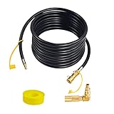 24 FT Quick Connect Propane Hose for RV to Grill,RV Propane Quick Connect Hose,Low Pressure RV Propa