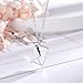 Lover Envelope Necklace with Stainless Steel Card Engrave Love You Hidden Message Secret Locket Pendant Can Open Envelope Lovers Fashion Necklace Jewelry Promise Gift for Wife Mom Girlfriend Couples (Silver)