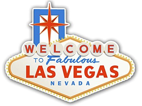 Imán decorativo Welcome to Fabulous Las Vegas 3 x 4 pulgadas
