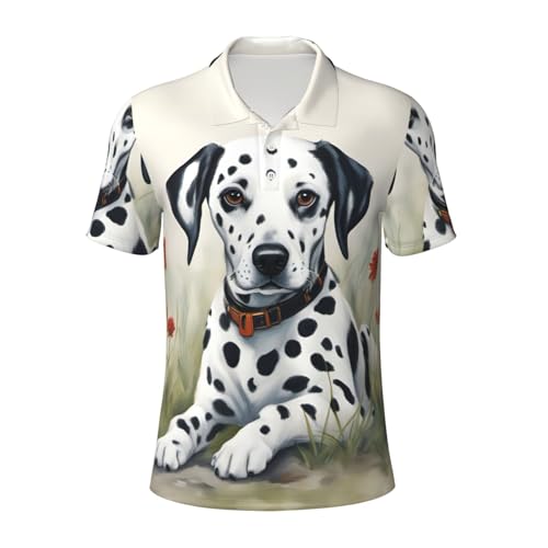 Polo homme dalmatien manches courtes idéal pour voyage et travail décontracté