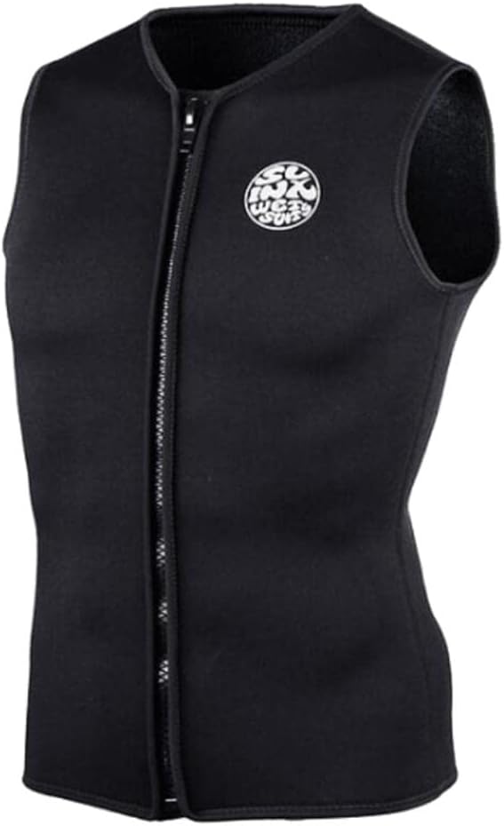 3mm Neoprene Wetsuit Vest Men Women - Sleeveless Jacket Top for Scuba Diving and Swimming -Sun ion, Rash Guard, Multiple