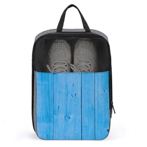 Sac à chaussures de golf bleu pour l'emballage dans une valise de sport