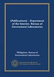 [Publications] - Ministère de l'intérieur Bureau des laboratoires gouvernementaux (v.36)...