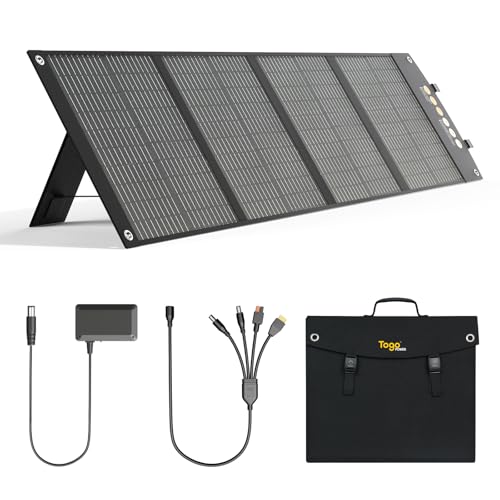 Image of 120W Portable Solar Panels for Power Station-23% High Efficiency Folding Solar Panel Charger with QC3.0 PD45W USB/DC Outputs-ETFE Waterproof Emergency Power Supply for Off Grid,Camping, RV,Hiking