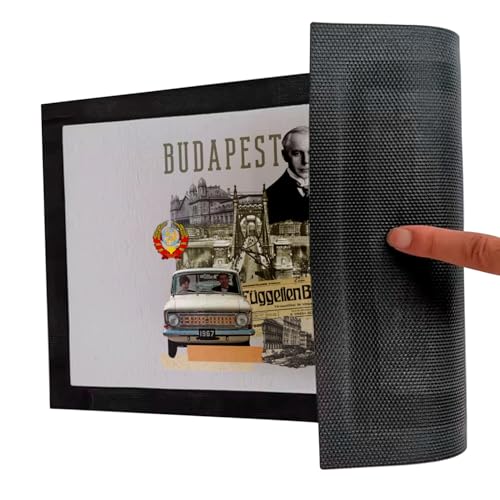 Tapis d'entrée gris Budapest pour protéger le sol des saletés extérieures - 5