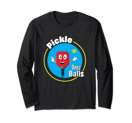 Pickle Deez Balls Pickle Paddle Paddle Dink Star, divertida bola de pickleball Manga Larga