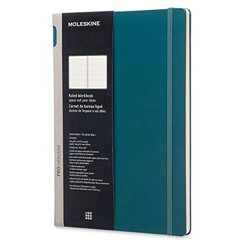 Moleskine Workbook Rule A4 Hard, Tide Green (8051272891539)