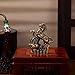 Imagen de Homoyoyo Brass Horse Wealth Estatua pequeña figura de caballo Feng Shui signo del zodiaco chino decoración para el hogar oficina amuleto de la suerte regalo prosperidad