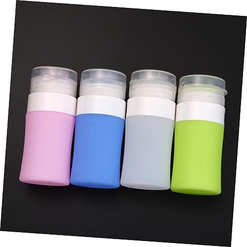 minkissy Frasco De Silicone Vazio Para Cosméticos De Viagem 4 Peças Para