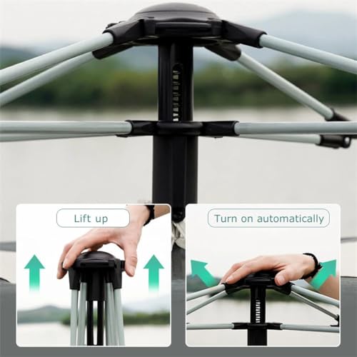 Carpa automática plegable para camping y playa miniatura 3