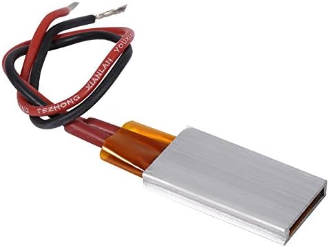 PTC Heating AC/DC 12V Thermostatic Aluminum Shell Ceramic Heating Plate Sheet Constant Temperature Heater (Power optional:80: 2W-5W,110: 3W-10W,220: 5W-28W)(220 528W)