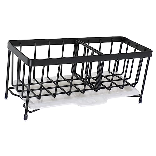 Abaodam Organizador de Fregadero Inoxidable Soporte de Esponja Multifuncional Estante de Almacenamiento de Cocina Drenaje y Limpieza Mantener