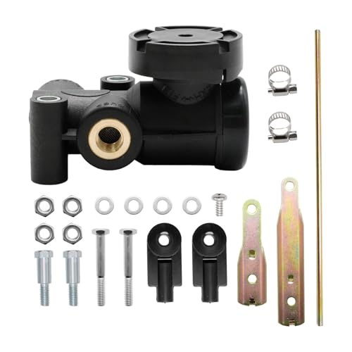 Newnessai F245563 1/4" NPT Port Cabin Air Height Leveling Control Valve Kit, Replacement for Hadley H00600P Replacement for Mack 20QE2373, Replaces F245563 by Newnessai - Used condition - US$32.32