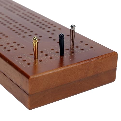 Wooden Cribbage Board Game Set Pacific Shore Games miniatura 4