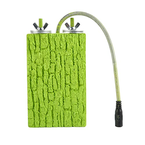 Luqeeg Bird Perch Stand, 35-42°C Heated Bird Perch, Bird Heater for Cage, Bird Cage Warmers, Ideal for Pet Parrots, Budgies, Parakeets, Hamsters, Chinchillas(110V)