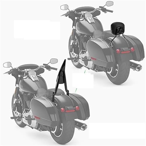 Dossier passager amovible de 22 pouces pour moto Sport Glide et Low Rider ST avec fixation - 4