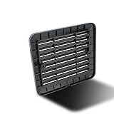 1 2V 8W Black Frigerid Vent con ventilador para RV Trailer Caravan Side Air Strong Wind Escape Automóvil Accesorios Automóviles Estilismo Camper(Only lid)