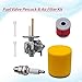 JDLLONG LTZ400 Carburetor Fit for Suzuki LTZ400 LTZ 400 Quad ATV 2003 2004 2005 2006 2007 with Fuel Valve Petcock Air Filter