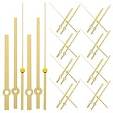 Hemobllo Clock Hands Replacement Kit 10 Sets Metal Clock Parts 6.6 Inch Repair DIY Wall Hands for Home and Kitchen