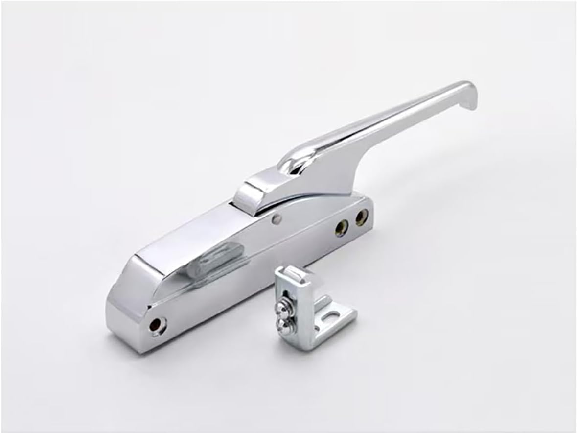 Cooler Door Lock, Industrial Door Lock, Convex Door Side-Mounted Cooler Door Lock, Oven Cold Storage Door Handle (keyless)