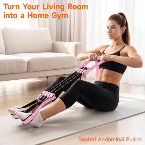 Image of Innstar Pull Up Assistance Bands, Heavy Duty Resistance Band for Pull Up Assist, Adjustable Resistance 165-265lbs with Fabric Feet /Knee Rest, Pull Up Bands Assistance Bands