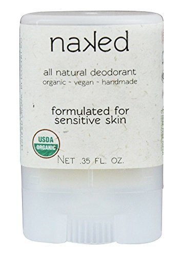 North Coast Organics - All Natural Deodorant Travel Size Naked - 0.35 oz. by North Coast Organics