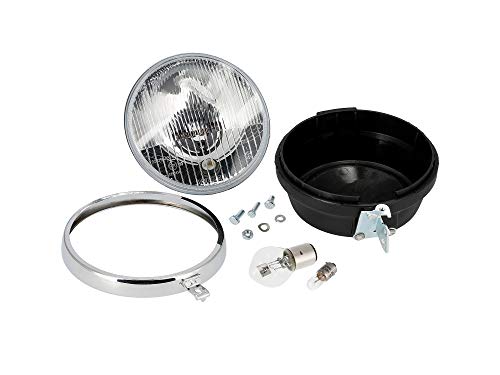 AKF Set: Scheinwerfer 12V komplett, mit Befestigungsmaterial - für Simson S51, S70