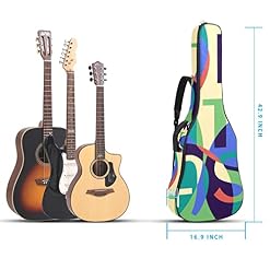 Housse de transport étanche pour guitare avec bandoulière réglable Motif abstrait, Multicolore 01., 42.9×16.9×4.7 in… - Les Beatles, Paul McCartney, John Lennon, RIngo Starr, George Harrison Housse de transport étanche pour guitare avec bandoulière réglable Motif abstrait, Multicolore 01., 42.9x16.9x4.7 in… – Image 5
