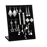 Características: Diseño en forma de L estable y resistente que muestra una amplia gama de joyas, ideal para la mayoría de los aretes, incluidos aretes, colgantes y aros. Y mantén tus pendientes en orden.