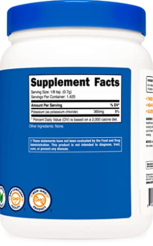 Nutricost Potassium Chloride Powder #TOP21
