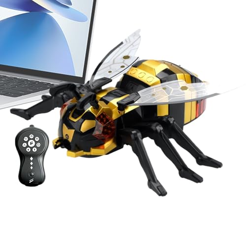 Générique Jouet Robotique Grimpeur Télécommandé | avec Sons de Bourdonnement et Lumières,Jouet de Farce et Blague,Animal Rampant Téléguidé pour Garçons Filles Cadeau Anniversaire