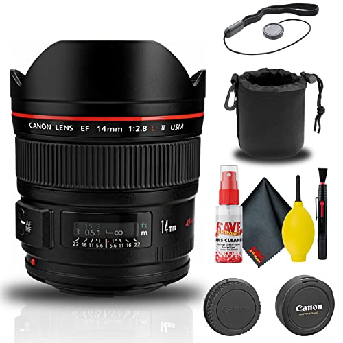 Canon EF 14mm f/2.8L II USM�����Y (2045B002) + �����Y�|�[�` + �L���b�v�L�[�p�[ + �N���[�j���O�L�b�g + ���̑� (���j���[�A��)