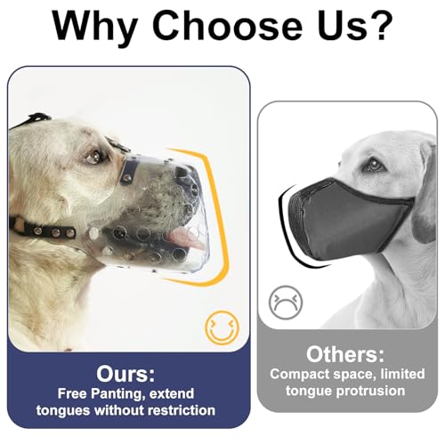 Mayerzon TMPVC-CR Dog Muzzle, Basket Muzzle thumb #3