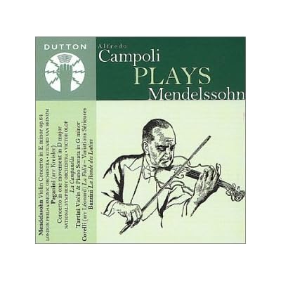 Mendelssohn: Violin Concerto/Paganini: Violin Concerto No.1; works for Violin & Piano by Tartini (Violin Sonata) and Corelli