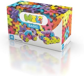 Meli 67211 Basic Animals Creative Toy, Colourful, Pack of 50