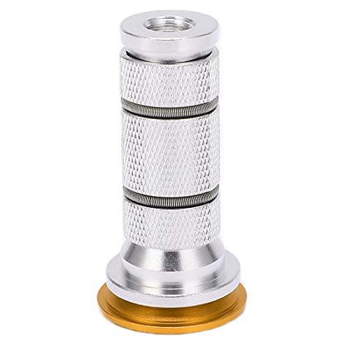 SPYMINNPOO Fahrrad Headset Expander, Carbon Fahrrad Gabel Headset Top Cover CNC Fahrrad Steuersatz Schraube Wiederverwendbar für MTB(goldene Schüssel-Set-Abdeckung)