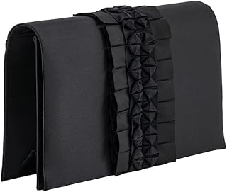 Rebecca Molenaar Pochette RM 710 in raso con decorazione origami centrale