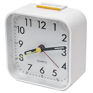 Gigtoop T-NZ Quarzwecker Analog Weiß