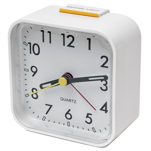 Gigtoop T-NZ Quarzwecker Analog Weiß