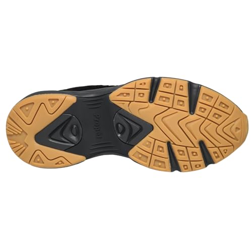 Propet Mens Stability Fusion Walking Walking Sneakers Shoes - Black4