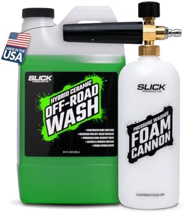 Slick Products Off-Road Wash + Pressure Washer Foam Cannon